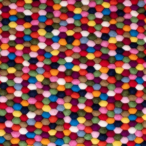 Enhance Your Home's Charm: Luxurious 100% Wool Multi-color Rectangular ...