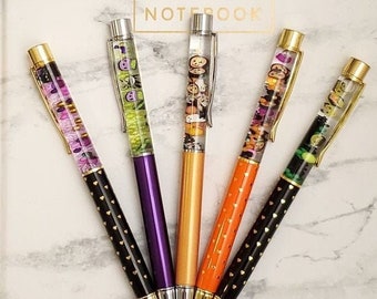 Creepy float pen, vampire float pen, mummy float pen, witch brew float pen