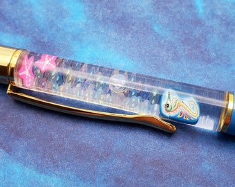 Seahorse float pen