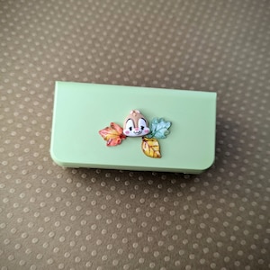Mini Organizer box, multi grid trinket/pill box (multiple choices animals)