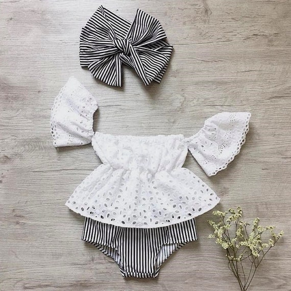 624month 3pcs baby girl outfit Baby Girls Clothes set Tops Etsy