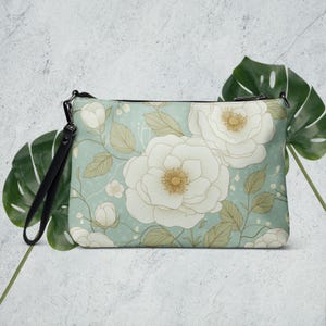 Elegante Bloom Crossbody Bag - Stilvolle & funktionelle Blumenhandtasche für jeden Anlass