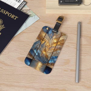 Scenic Luggage Tag, Personalized Travel Tag, Adventure Accessory, Gift for Travelers, Stylish Bag Tag, Nature-Inspired Tag