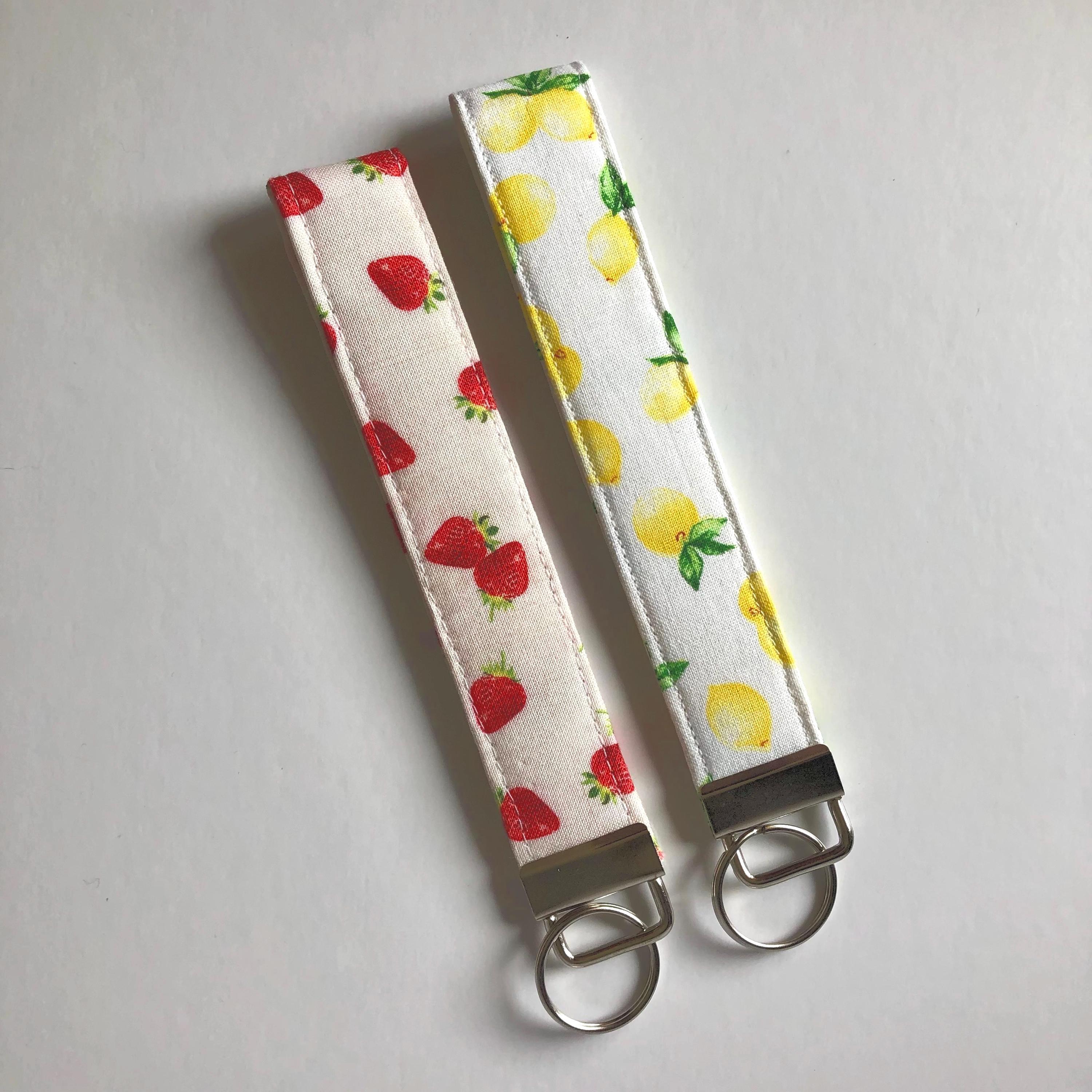 Strawberry and Lemon Keychain