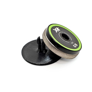 Islas de afilado de patines de hockey SPARX en negro mate: Organización de afilado de patines de precisión para jugadores