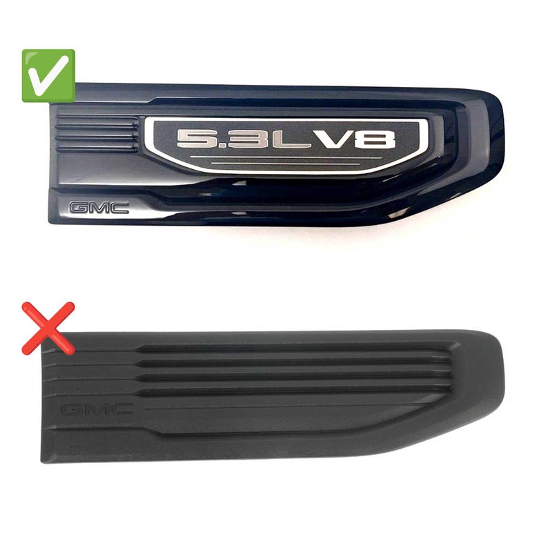 2020-2026 GMC Sierra 1500 Fender Vent Emblem Overlay Pair - Etsy