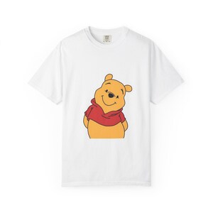 Camiseta de Winnie the Pooh, divertida camiseta de dibujos animados, regalo perfecto para niños y adultos, cumpleaños, ropa informal, ropa para fans de Disney.