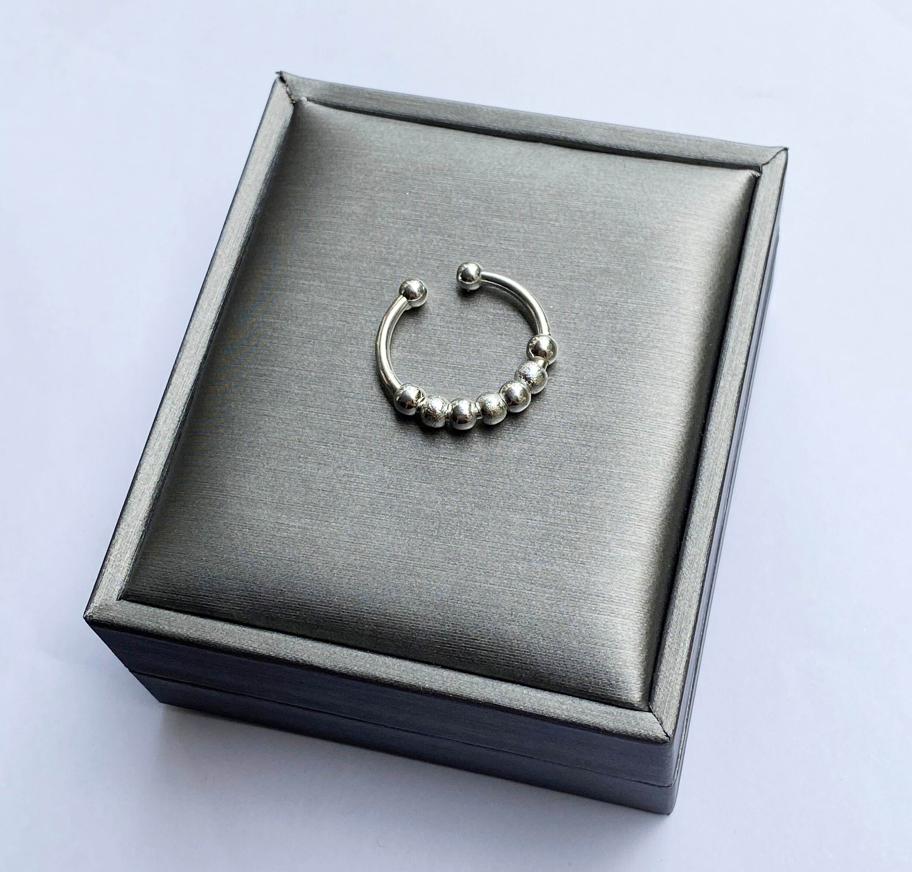 Anxiety Ring/anxiety Ring Beads/unisex Anxiety Ring/worry Bead Etsy