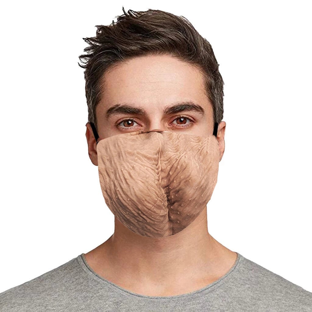 Funny Face Mask/ball Sack Face Mask/april Fool's Day Etsy Australia