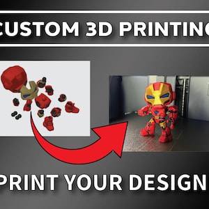 Custom 3D Printing Services - 3D Printed Gifts - 3D Print Cosplay - Print Your STL