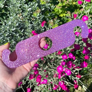 Pink Glitter Wine Butler, Wine Glass Holder, Party Decor, Table Decorations, Party Items, Homewarming Gift