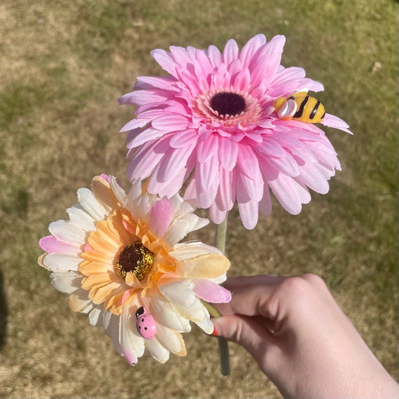 Gerbera Flower for Beetle Car, VW Beetle Flower, Faux Gerbera