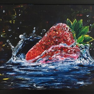 Strawberry - Acrylic Original Painting