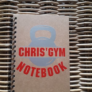 Cuaderno de gimnasio personalizado