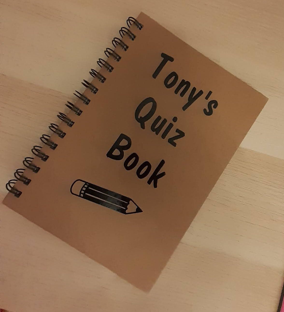 Personalised Quiz notebook perfect for all the winter zoom Etsy