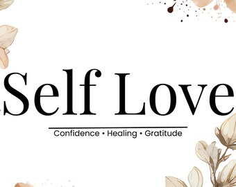 Afirmaciones de amor propio para imprimir / Afirmaciones positivas diarias (Descarga digital)