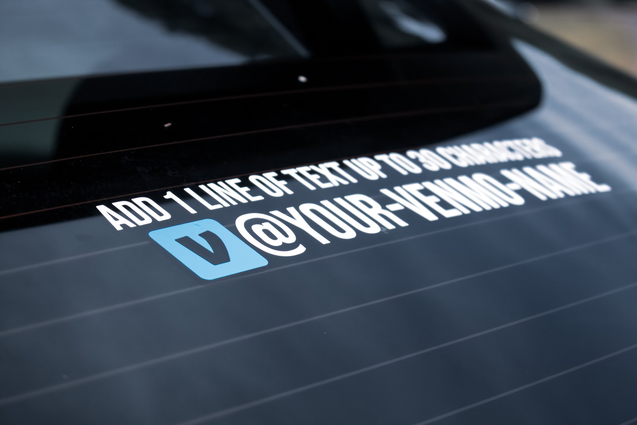 Venmo Sticker Venmo Car Sticker Custom Venmo Sticker Etsy