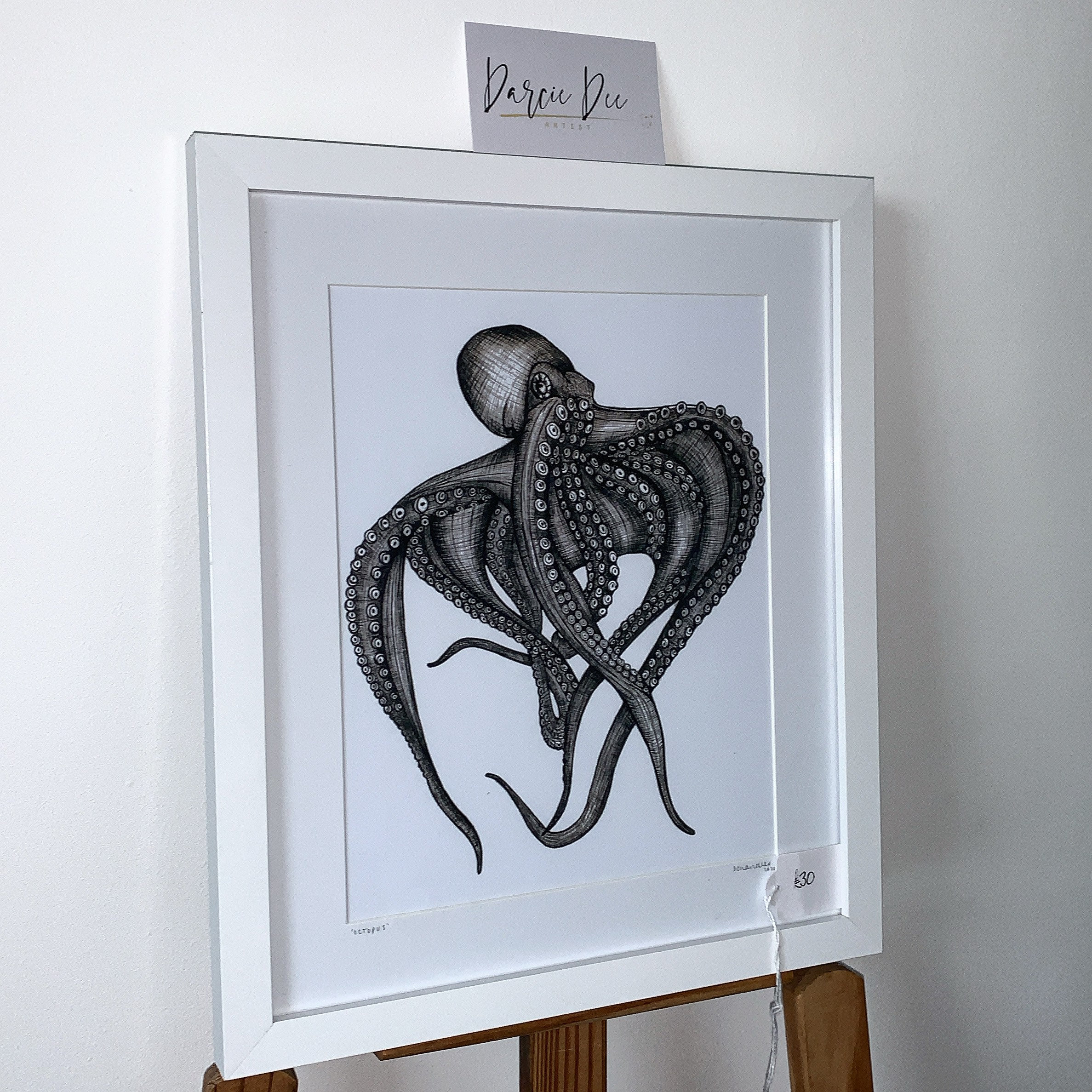 Framed Pen Drawing Print 8x10 Framed Pen Drawing or A4 Framed Etsy UK