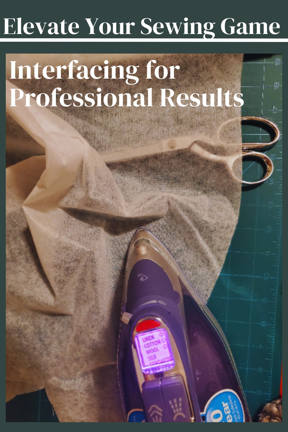 Lightweight White Fusible Stabilizer Fabric Interfacing Iron on Textile Liner Sewist Supply Sold