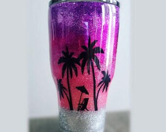 Glitter Beach Sunset