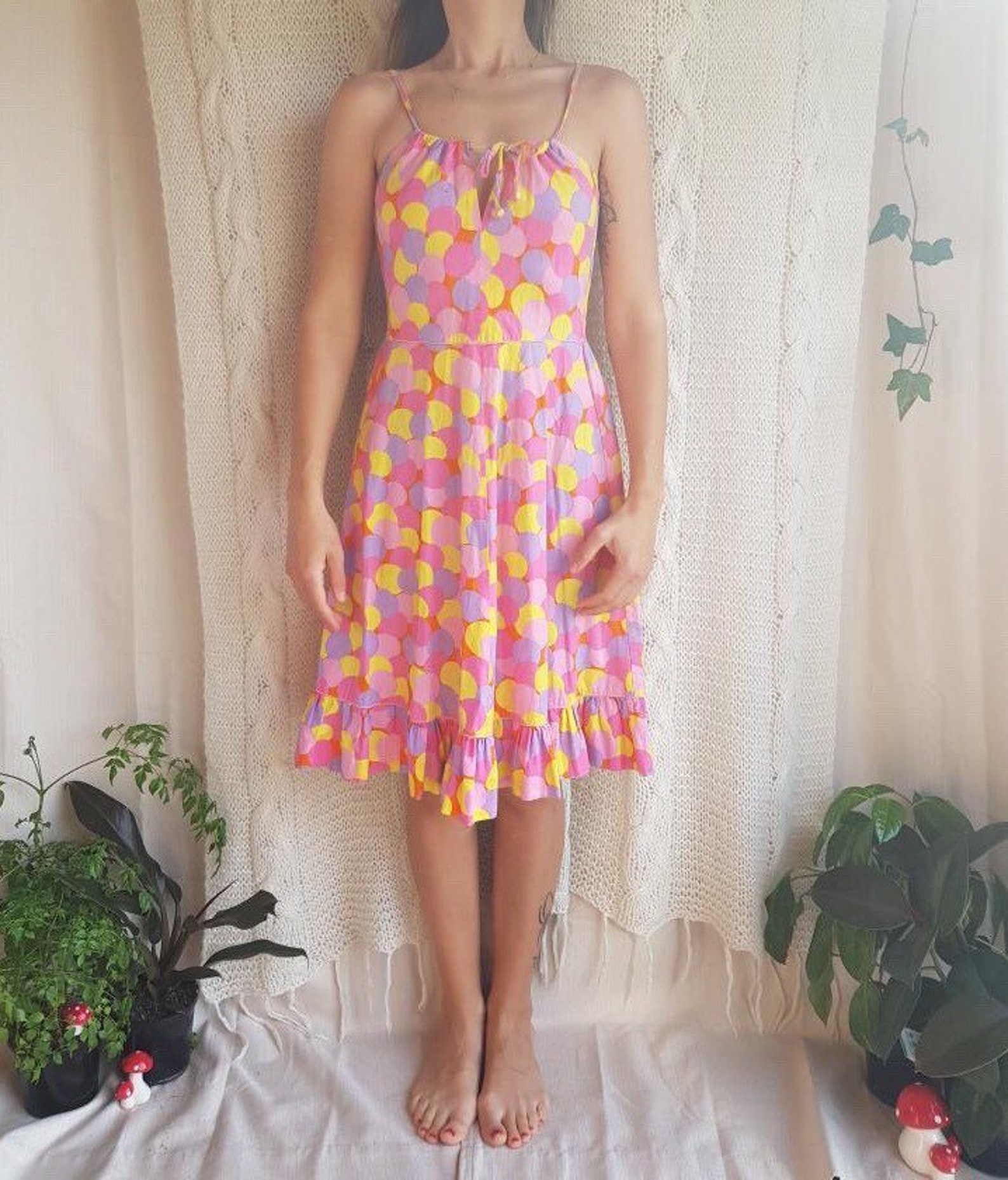 Colourful Woolworths summer dress Etsy