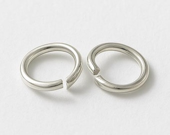 Tarnish Resistant Stainless Steel Jump Rings: 4x0.5mm, 24 Gauge