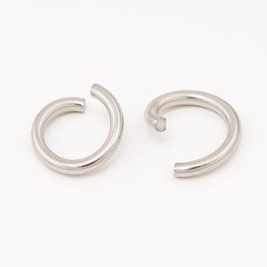 Stainless Steel Jump Rings – 5x0.7mm Open 21 Gauge | 100pcs / 200pcs Tarnish Resistant Connectors for Jewellery Making