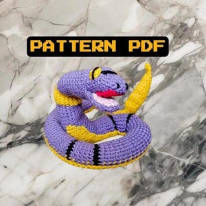 Poison Snake Amigurumi / Crochet Pattern