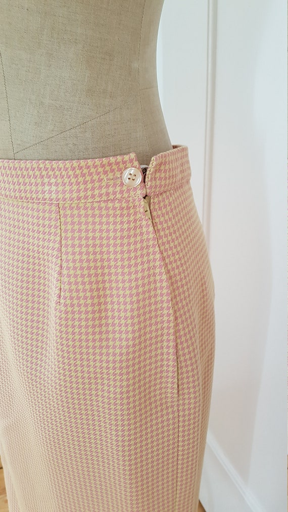 Vintage Costume Rooster Kick Pastel Colors Skirt … - image 3