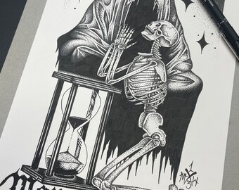 Memento mori print