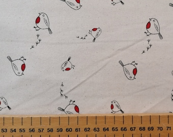 Robins Print Rustic Cotton Fabric, by John Louden: Christmas Projects