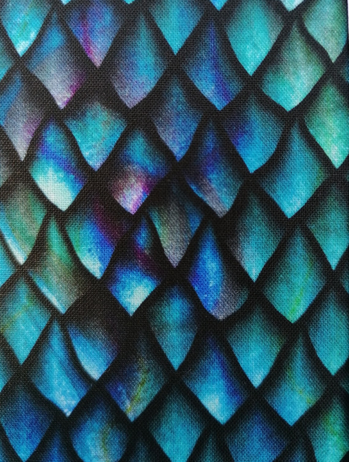 Dragon Scales in Shades of Blue from the Dragons Range by In Etsy