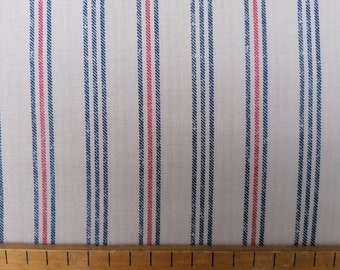 Nautical Stripe Cotton Fabric: Red and Blue, Quilting Dressmaking, Craft, Lewis& Irene