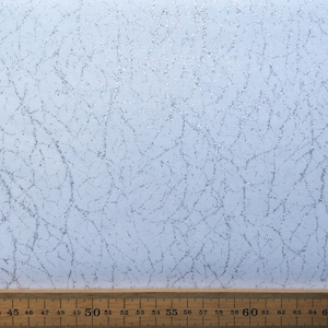 Gorgeous Metallic Silver Veining on White 100% Cotton by Diamond Dust by Windham, Quilting, Patchwork, Dressmaking, Bags, Cushions, Home