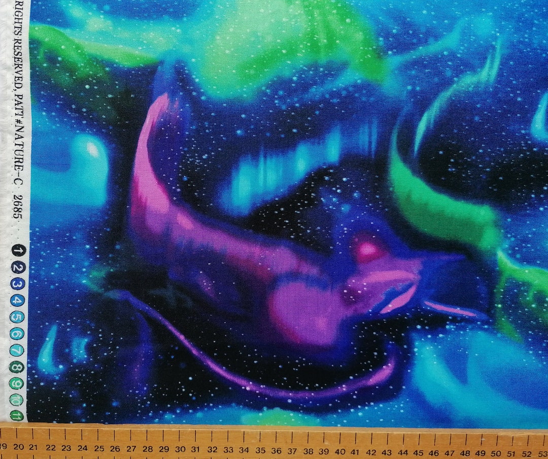 Aurora Borealis Cotton Fabric: Quilting, Dressmaking, Craffts, by ...