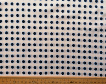 Sakura Indigo Dot Japanese Cotton Fabric - Quilting, Dressmaking, Craft by Sevenberry