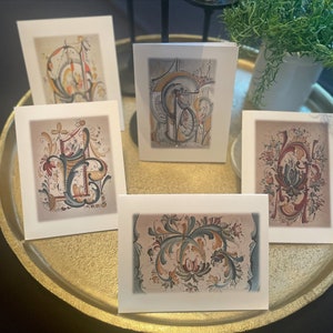 Nancy Schneck Rosemaled Greeting cards - set of 10