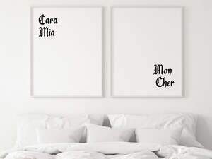 Poster Sur Toile The Addams Family - Illustration Gothique Morticia Et Gomez - 20x30 Cm - Personnalisable