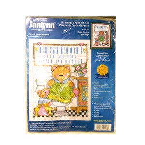 Stamped Cross Stitch Kit GOOD SEATING Janlynn Kit #140-193 New unopened 10&quot;x13&quot;