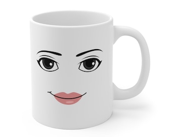 Roblox Mug Etsy - roblox pictures girl cute with face