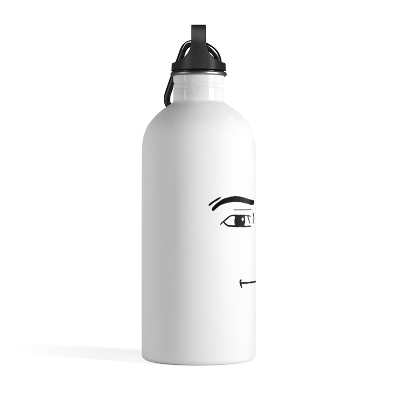 Roblox Man Face Meme Stainless Steel Water Bottle 14 oz