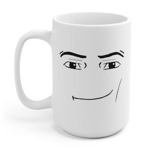ROBLOX MAN FACE Mug Funny Gamer Birthday Gift Hot Chocolate | Etsy Canada