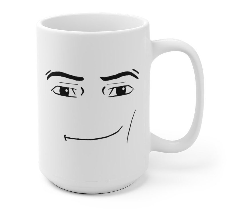 ROBLOX MAN FACE Mug Funny Gamer Birthday Gift Hot Chocolate | Etsy