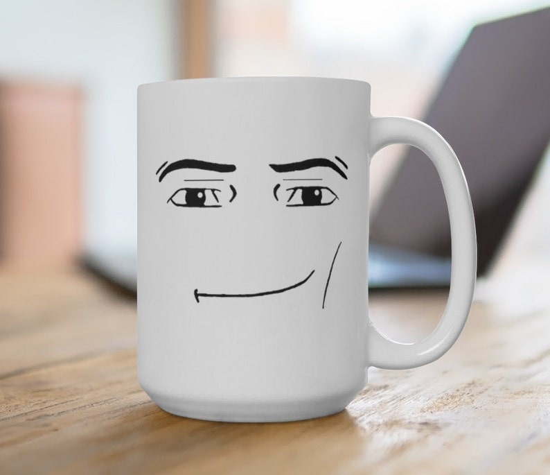 ROBLOX MAN FACE Mug Funny Gamer Birthday Gift Hot Chocolate | Etsy