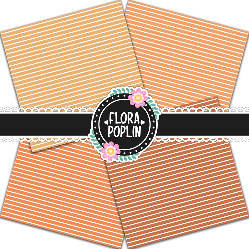 Stripey Pattern Striped Seamless Paper Instant Download Pastel Fall Thin Horizontal Stripes Digital Paper Commercial Use Autumn Stripes