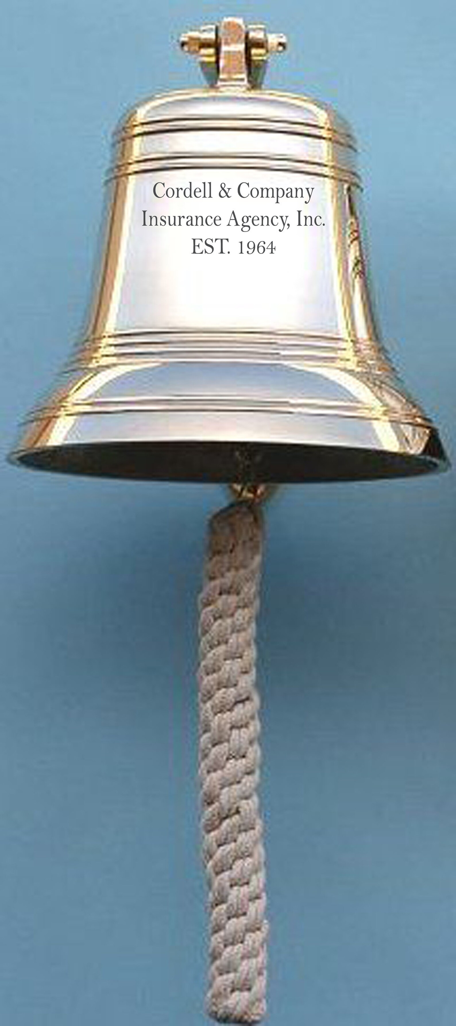 Personalized sonorous Brass Hanging Bell Ceremony Decorative  Etsy