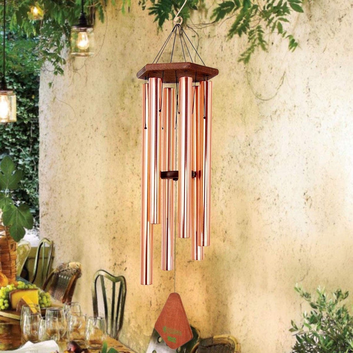Wind Chimes Outdoor Large Deep Tone 35 Inch Outdoor Wind Etsy