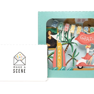 3D Thank You POP UP CARD, Thank You 3d Pop Up Card, Thank You Card