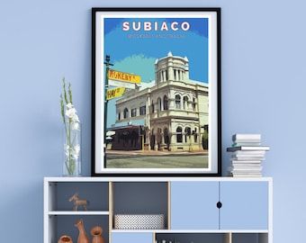 Subiaco - Western Australia   |   Art Print   |  Block Colour    |   Digital Print