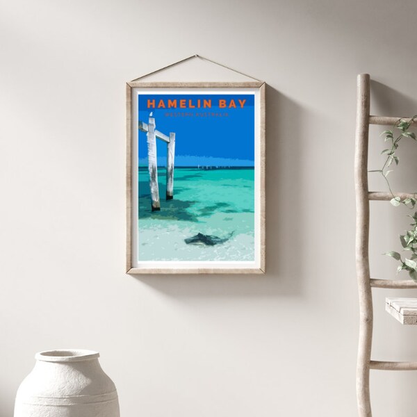 Hamelin Bay - Western Australia   |   Art Print   |  Block Colour    |   Digital Print